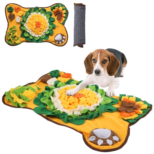 Schnüffelmatte für Hunde für große mittelgroße und kleine Hunde Haustier-Futtersuchmatte für Geruchstraining schnüffelteppich Hund