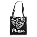 Music Vintage Graphic for a Music Fan Tote Bag