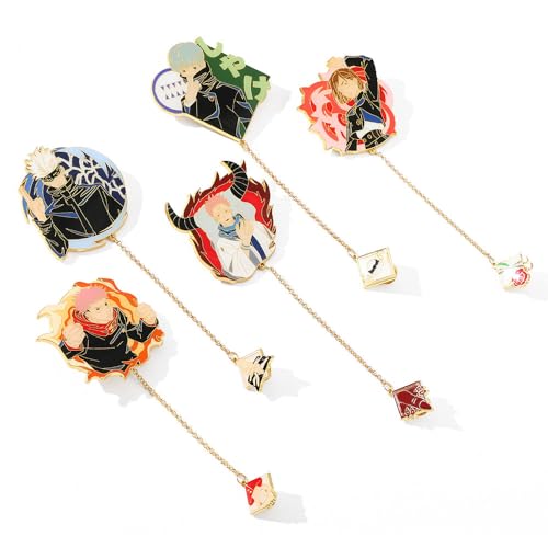 Jjk Pins Anime Sukuna Cosplay Gojo Pin Gifts Women Men and Anime Lovers 11pcs2