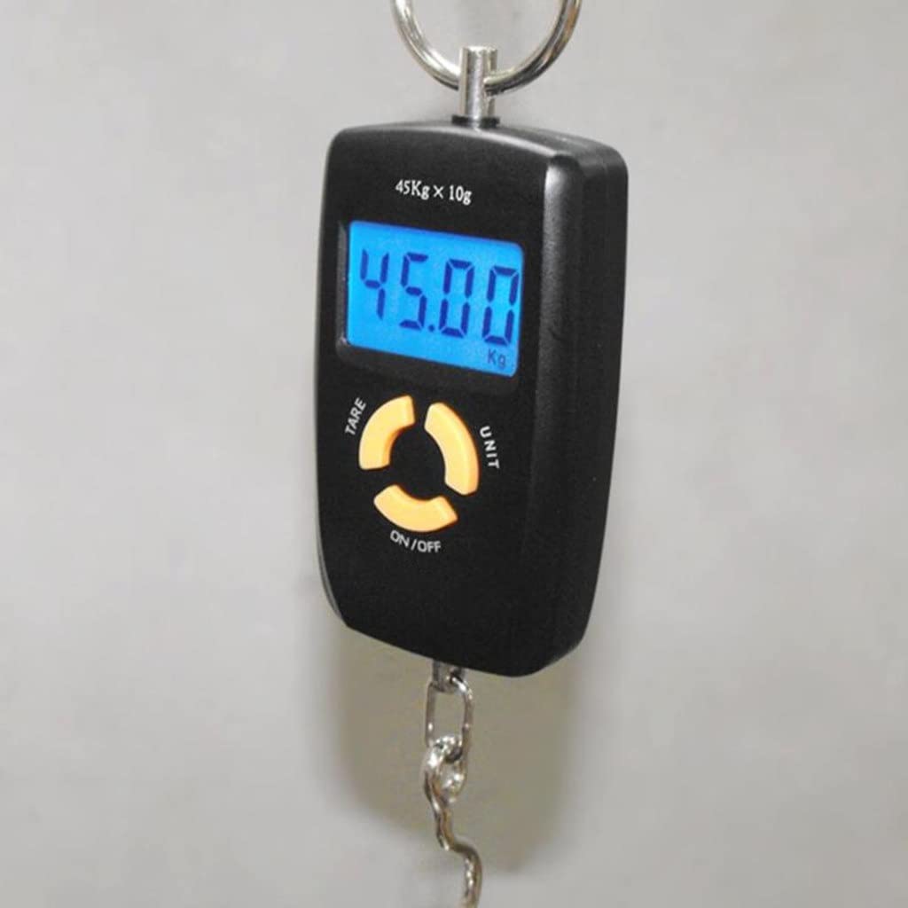 JFDBGU Mini Hand Held hanging scale LCD Digital Fishing Pocket Suitcase Hook Weight Luggage Scale