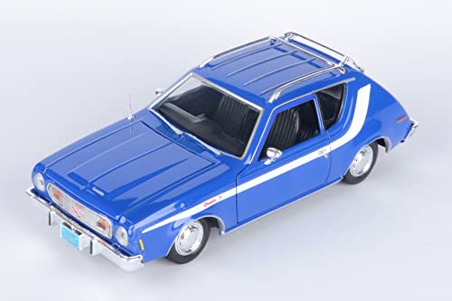 Motormax 1974 AMC Gremlin X 1:24 Diecast Modelo Azul miniatura 5
