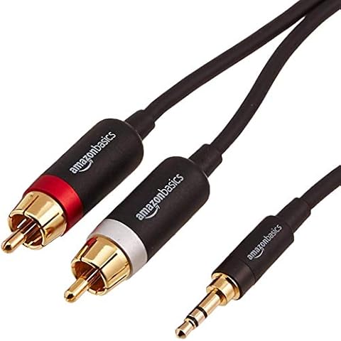 Amazon Basics PBH-19822 Cinch-Audiokabel, 3,5-mm-Klinkenstecker Cover