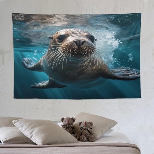 Art mural en tissu pour chambre et salon : grand tissu decoration maison