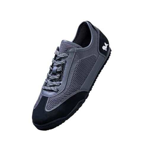 Image of Neeman's The Urban Knits Sneakers for Men | Retro-Inspired Style with Breathable Knit Upper, Cushioned Insole & Natural Rubber Sole for All-Day Comfort