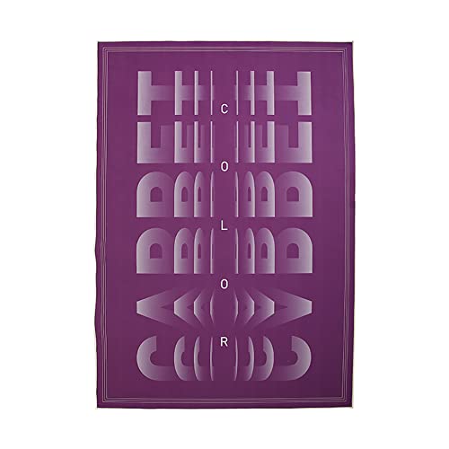 Tapis d'art décoratif violet Ruby Lil design abstrait moderne et durable - 3
