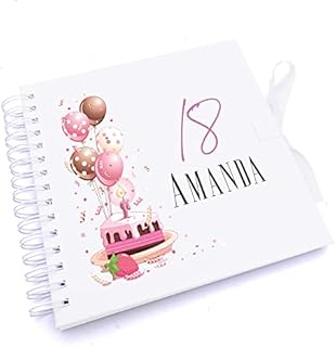 Personalised 18th Birthday Gifts for Her Scrapbook Photo Album