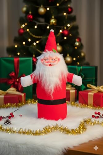 Image of Santa Claus Soft Toy | Plush Santa Claus Soft Toy | Stuffed Santa Clause | Perfect for Holiday Decor and Christmas Gifting | D | PoPo Toys 