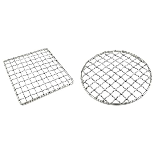 Réseau de barbecue en maille durable avec grille ronde de camping