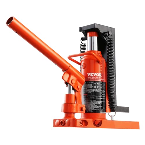 VEVOR Hydraulic Jack, 2.5 Ton Toe Lift, 5 Ton Top Lift, 0.8-5.3 in Toe Height, 8.9-13.4 in Top Height, Air Hydraulic Claw Jack for Machinery, Industry by VEVOR - Image 9