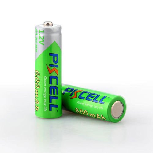 Pkcell Nimh Aa Low Self-Discharge Rechargeable Battery 600Mah 1.2V Ni-Mh For Garden Solar Lights 4Pcs #TOP1