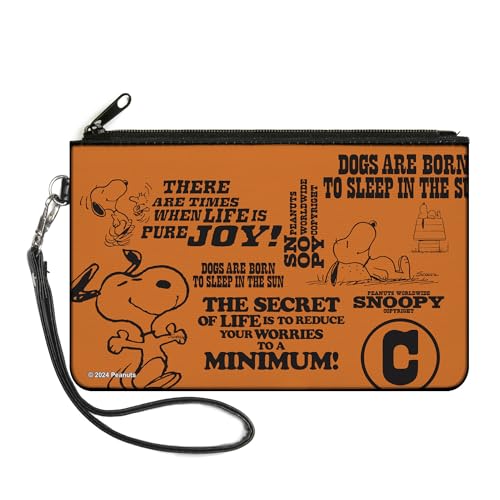 Buckle-Down Peanuts Canvas Zipper Wallet