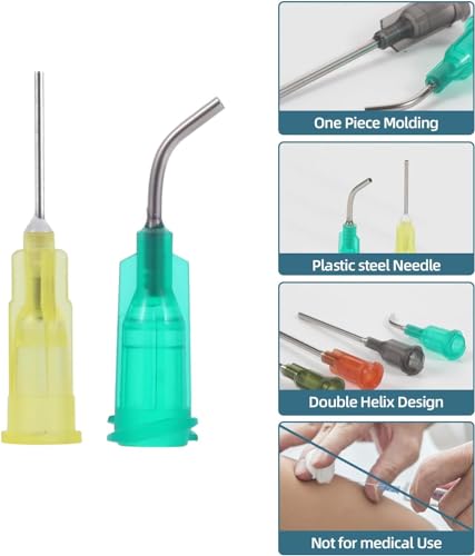 Aotfusd 10 Stück Spritzen-Set mit Stumpfer Nadel, Verschiedene Größen, 1ml, 3ml, 5ml,10ml, 20ml zum Nachfüllen und Messen von Flüssigkeiten, wissenschaftliche Labore, Pflanzenbewässerung