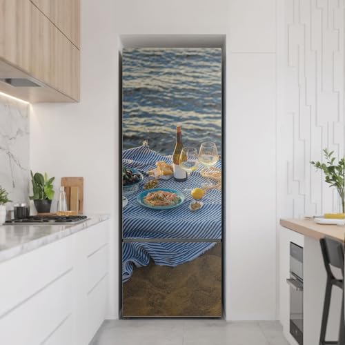 Decoración para cocina impermeable de nevera 70x190 cm antiarañazos 3