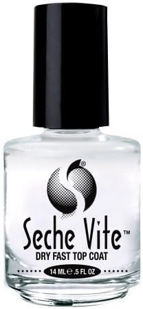 Seche Vite Dry Fast Top Coat 15 ml (3-Pack)