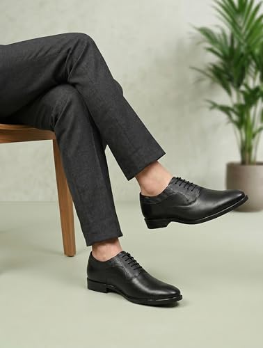 WAIZOK Premium Formal Shoes for Men Black - Image 4