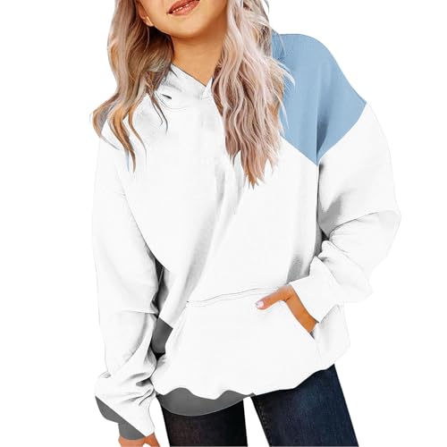 Cute Hoodies for Teen Girls Gradient Oversized Long Sleeve Sweatshirts Trendy Casual Pullover Shirts with Pockets2