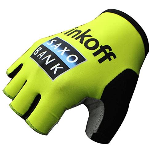 KTM Healthcare® Green, S : Loyoo Cycling Bicycle Sport Gants Gel Shockproof Fingerless Mitts Tinkoff Saxo Guantes Ciclismo Verano de Luvas