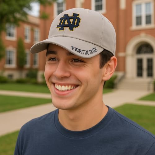 Gorra Notre Dame con logo bordado y ajuste clásico miniatura 2
