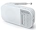 Produktbild Muse M-025 RW Weiß, analog, Am/FM, tragbar, mit integriertem Lautsprecher, ausziehbarer Antenne
