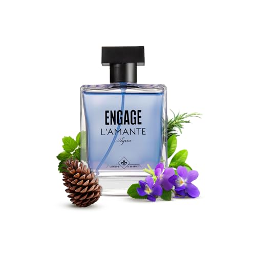 Gift Set - Moments Luxury Perfume Gifts for Men, L'amante Aqua 100ml, Long Lasting Smell Men Perfume, Pack of 1, EDT Fragrance Scent, Best Secret Sant