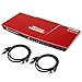 Price comparison product image TESmart 4x1 HDMI KVM Switch 4K@60Hz 4:4:4 Ultra HD | 4 Port KVM Switcher 4 in 1 out with 2 pcs of 1.5 m KVM Cables Supports USB 2.0 Devices Control up to 4 computers/servers/DVR-Coral Red