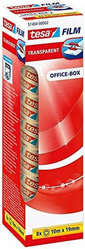 Tesafilm 8X TRANSPARANT 10M x 19MM, Transparent