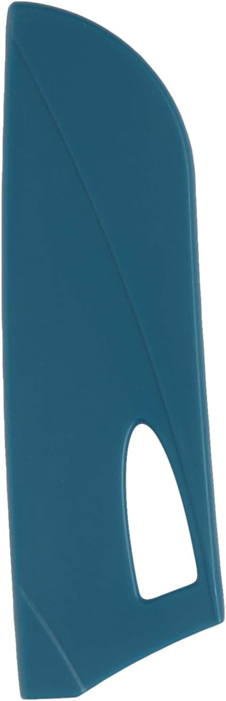Starfrit 093872-003-NEW1 5" Ceramic Santoku Knife with Protective Sheath, White/Black, One Size