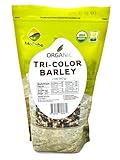McCabe Organic Tri-Color Barley - Tri-Color Barley Organic | Rich with Fiber & Minerals | USDA and CCOF Certified | Product of USA | 2Lbs