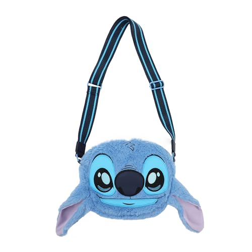 Sac à bandoulière Disney Stitch 20 cm pour femme motif Big Face