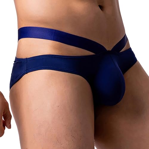 2025 Summer Sexy U Design Thin Night Club Low Waist Men's Triangle Underwear GAY Breathable Comfortable Trunk
