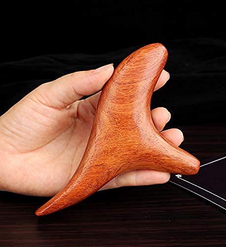 Broman Reflexology Tools, Wood Therapy Massage Tools, Widely Used As Head Neck Hand Waist Calf Leg Foot Massager, Small Tool But High Usefulness – Wing Shape Massager #TOP3