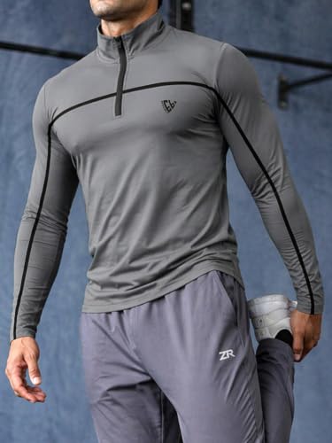 Image of EYEBOGLER Men's Full Sleeve Sports T-Shirt | Athletic Activewear for Running, Gym, Workout, Training & Outdoor Activities