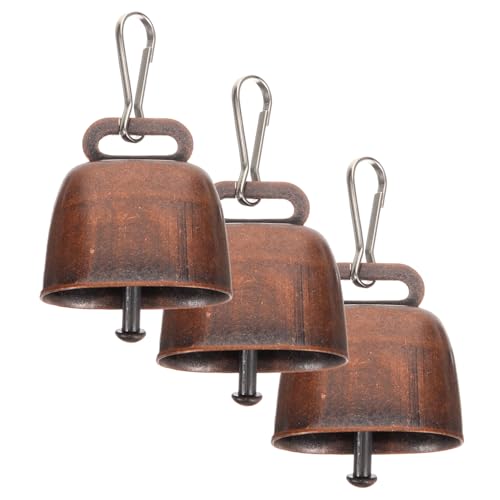 Anneome Wear-Resistant Metal Bell Bag Ornament Long Distance Bells for Farming Supply