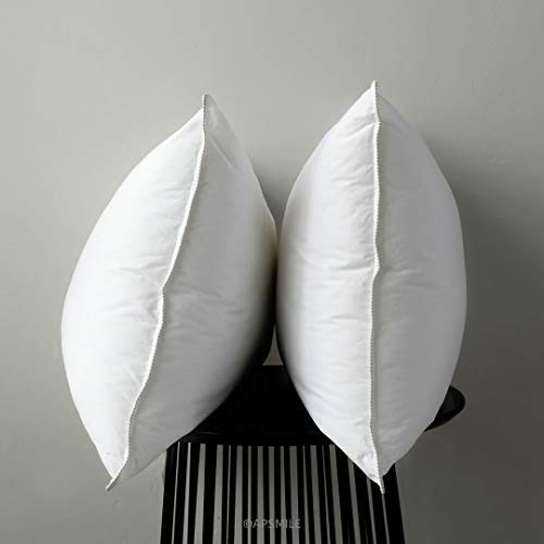 APSMILE Goose Down Feather Pillows for Sleeping 2 Pack - Medium Bed Pillow Inserts for Side/Back Sle - //coolthings.us