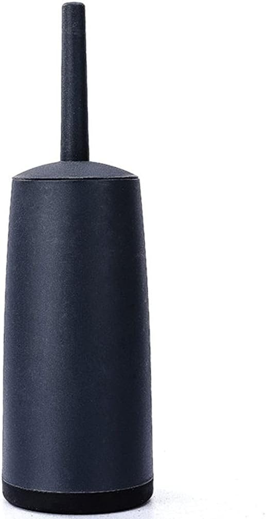 Toilet Brush Holder Closed Toilet Brush Long Handle Holder Toilet Brush Simple Design Toilet Brush Bathroom Cleaning Toilet Brush Set Toilet Brush Holders(Black)