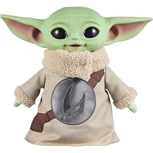 Mattel Star Wars the Mandalorian & Grogu Movie Grogu 11-inch Tall Plush with Embroidered Rondel Design on Chest Vinyl Head Soft Plush Body and Hands
