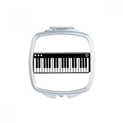 Miroir compact guitare néon multicolore accessoire de maquillage carré