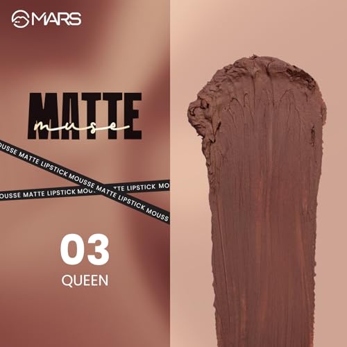 MARS Matte Muse Mousse Lipstick 3ml 03-QUEEN - Image 6