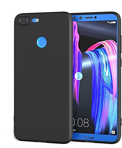 Image of Mobile Back Cover Case for Honor 7A Pro (Silicone Case|CameraProtection|Black SC1510)