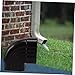 Balacoo Easy Install Gutter Downspout Elbow Aluminum Alloy Rain Adapter Connector