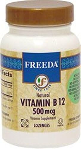 Freeda Kosher B12 Vitamin 500 Mcg. 250 Lozenges