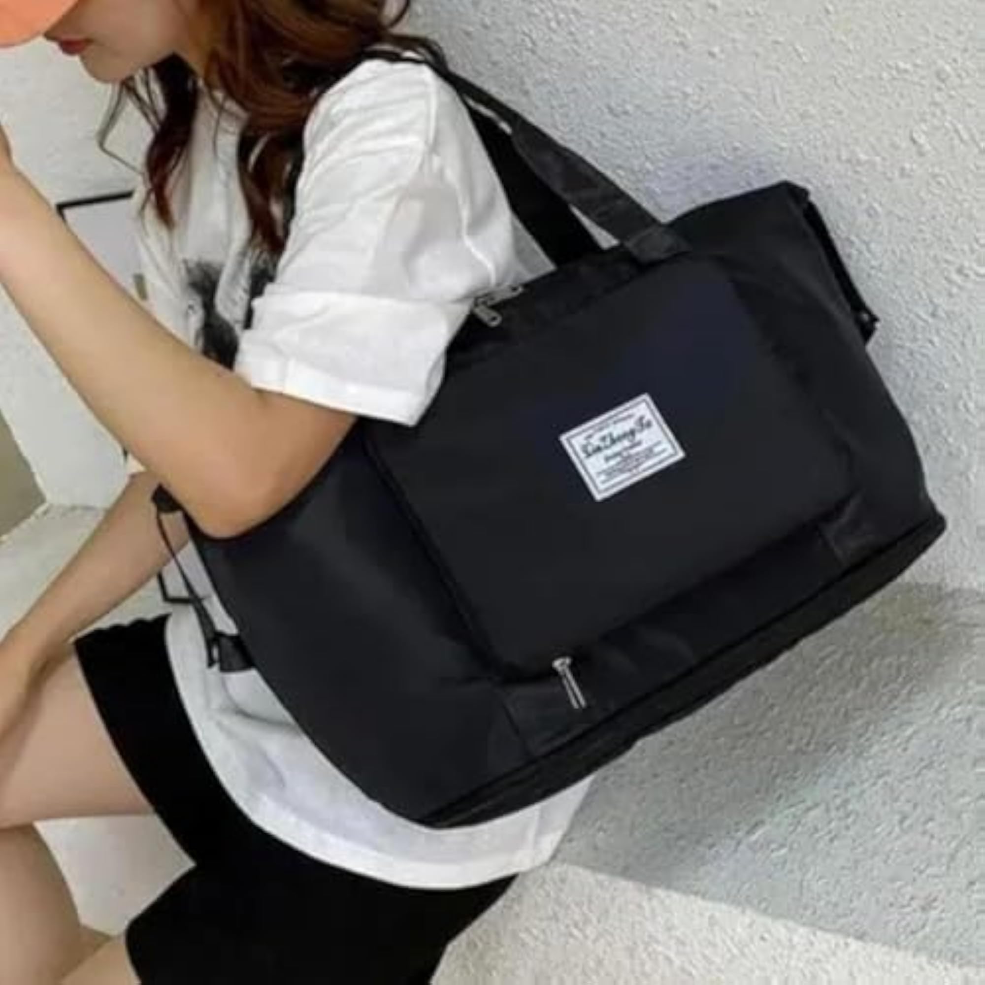 Large Capacity Foldable Travel Tote Bag