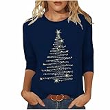 Weihnachtspullover Damen, weihnachtspulli Damen, weihnachtsshirt, Norweger Pullover, Winter, Christmas, weihnachtsoutfit, lustig, hässliche, warm, festlicher Dicker, Langarm, elegant, Ugly Sweater