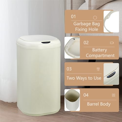 Caneca de basura automática con sensor de movimiento 30L miniatura 2