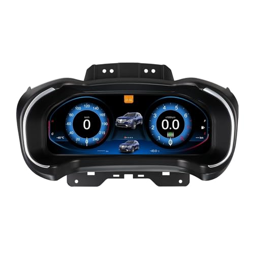 Panel de instrumentos digital LCD de 12,3 pulgadas compatible con Renault Koleos 2016-2019