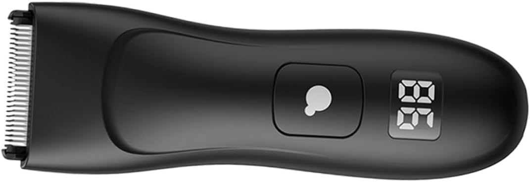 PartyKindom Portable Body Groin Hair Trimmer USB Rechargeable Electric Trimmer for Men for Travel