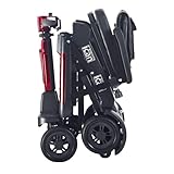 iCAN EasyFold X-12 Electric Folding Mobility Scooter – Lightweight 24Kg with Battery, Compact, Automatic Fold, Long Range, LED Display – Portable Mobility Scooter for Seniors, Class 2, UK Regulated.