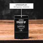 Live Bearded Mustache Wax Stick, 0.35 oz - Made in the USA with All-Natural Ingredients - Medium Hold Stache and Beard Styling for Men | Straight Up Unscented - Fragrance-Free - Image 3