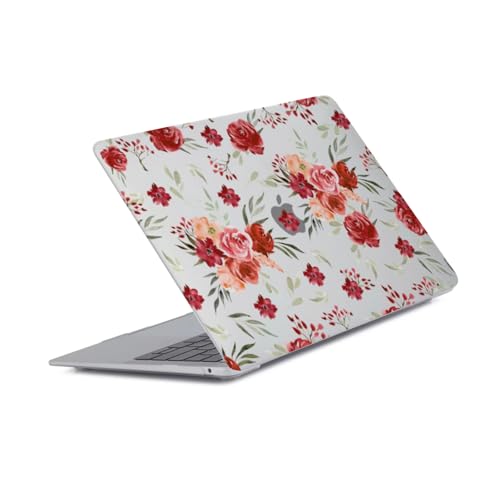 Funda MacBook Pro 14 evita arañazos carcasa dura rosa roja