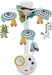 Tiny Love Classic Mobile, 2-in-1 Baby Mobile for Cot, 0+ Months, Converts into Portable Stand-Alone Music Box, Visual Stimulation, Grows with Your Baby, 20 Minutes of Continuous Music, Born to Party